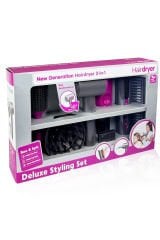 Sesli Işıklı 2'si 1 Arada Lüks Kuaför Oyun Seti ile Kendi Kuaför Salonlarını Kur!