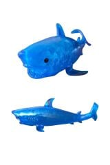 Yumuşak Fışkıran Köpek Balığı Stres Oyuncak Uzayan Streç Shark Köpekbalığı 20cm.