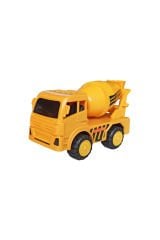 Oyuncak Iş Makinaları Seti Dozer, Kepçe, Mikser Ve Kamyon, Sürtmeli 4'lü Set