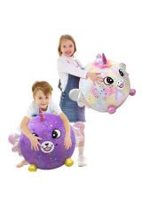 XXL Boyut, Sonsuz Eğlence: Şişme Peluş Unicorn