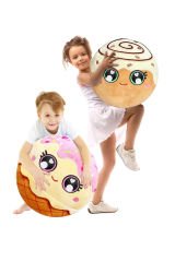 Dev Boyutunda Kocaman Sarılma: Şişme Peluş Cinnamon Roll