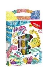 Kendi Dinozorunu Tasarla, Magic Glitter Cute Dino Hobi Seti