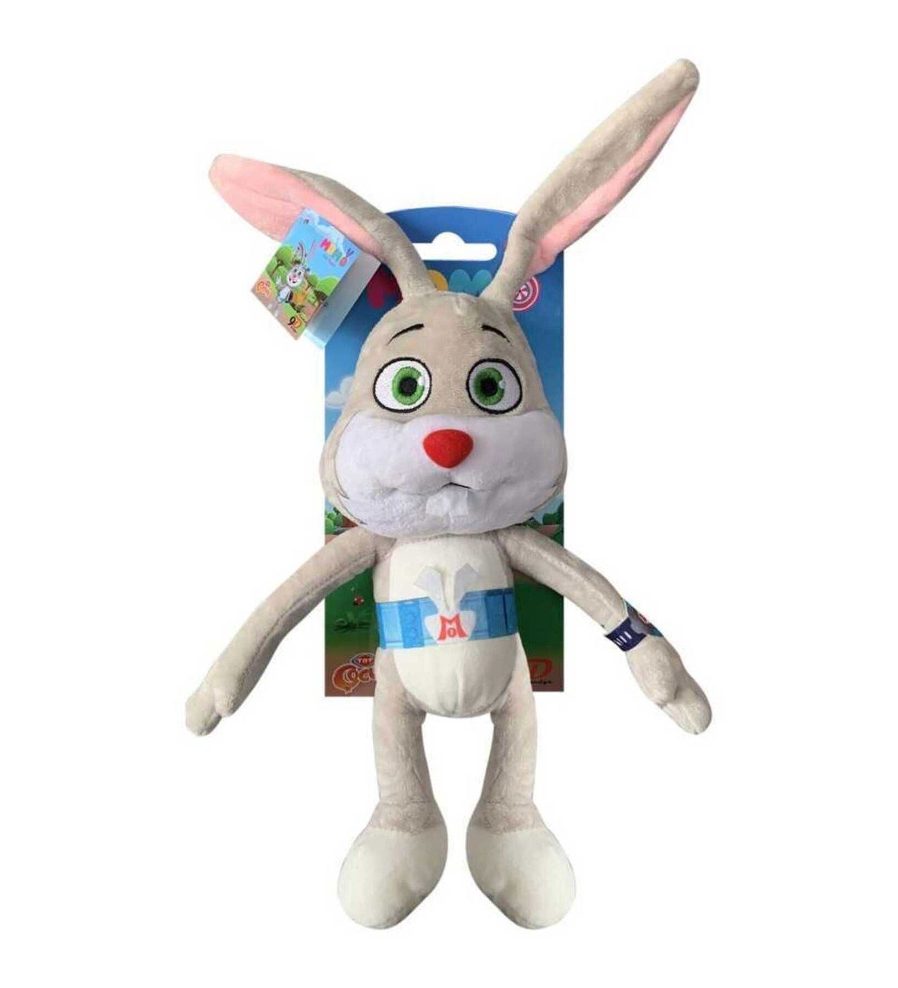 TRT Akıllı Tavşan Momo Peluş Tavşan Oyuncak 30 Cm