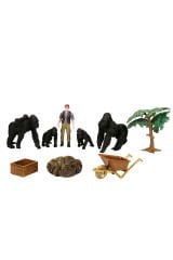 Aslan, Leopar, Goril ve Daha Fazlası! Wild Life Çiftlik Seti