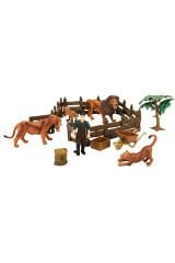 Aslan, Leopar, Goril ve Daha Fazlası! Wild Life Çiftlik Seti