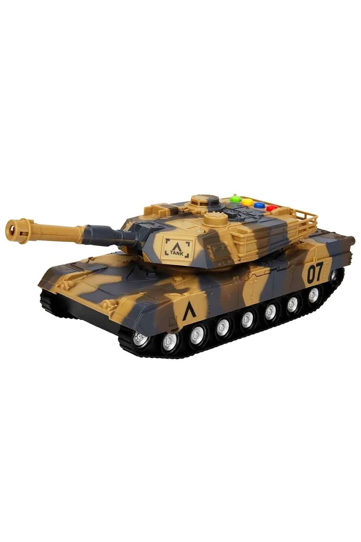 Mini Komutanların Güçlü Silahlı Aracı: Sesli ve Işıklı Askeri Tank