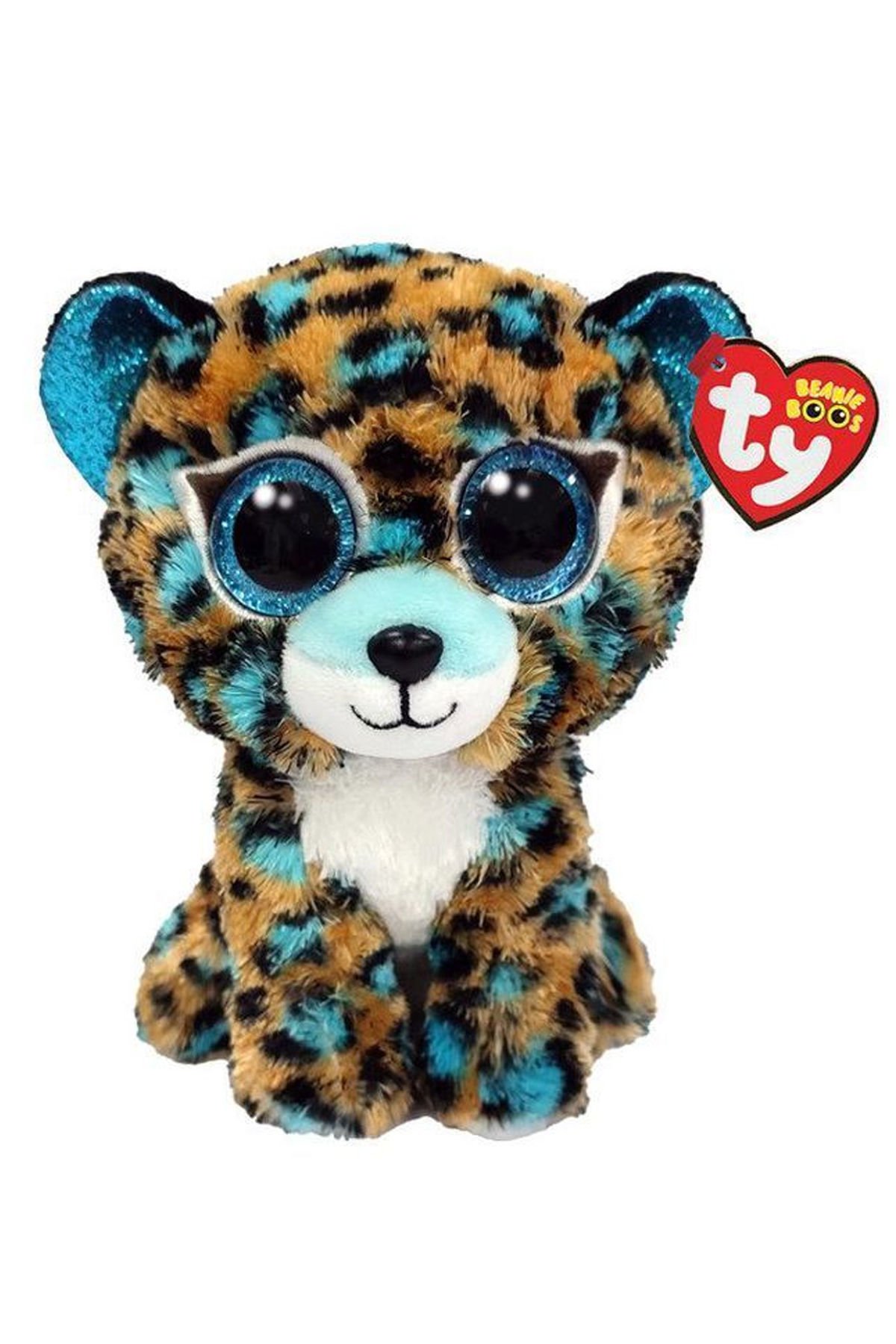 TY Peluş Mavi Benekli Leopar Cobalt 15 cm - En Şık Arkadaşınız!
