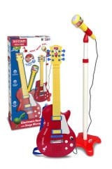 Minik Müzisyenlerin Yeni Müzik Aleti: Ayaklı Mikrofonlu Elektronik Gitar!