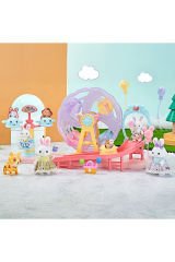 Sihirli Bir Dünya Bay Dreamy Tavşan Ailesi Eğlenceli Dönme Dolap Seti