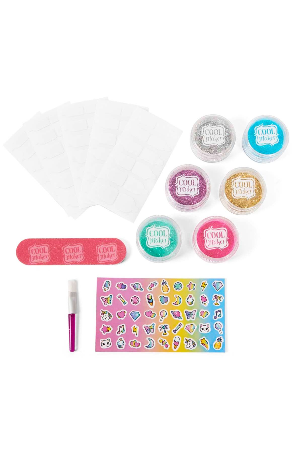 Çocuklar İçin Eğlenceli ve Ojesiz Manikür: Cool Maker Go Glam Parıltılı Tırnaklar Seti!