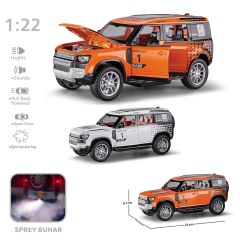 Macera Zamanı! Sesli Işıklı Buhar Çıkartan Metal Safari Arabası ile Ormana Doğru!
