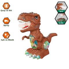 Minik Kaşiflere Özel: Işıklı, Müzikli, Buhar Çıkartan, Hareket Sensörlü Dinozor!