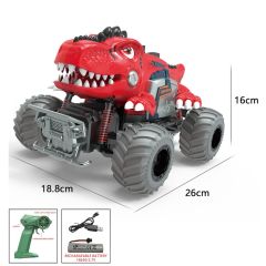 Uzaktan Kumandalı Full Fonksiyon 2.4G Süspansiyonlu Dinozor Araba ile Jurassic Park'ı Evinize Taşıyın!