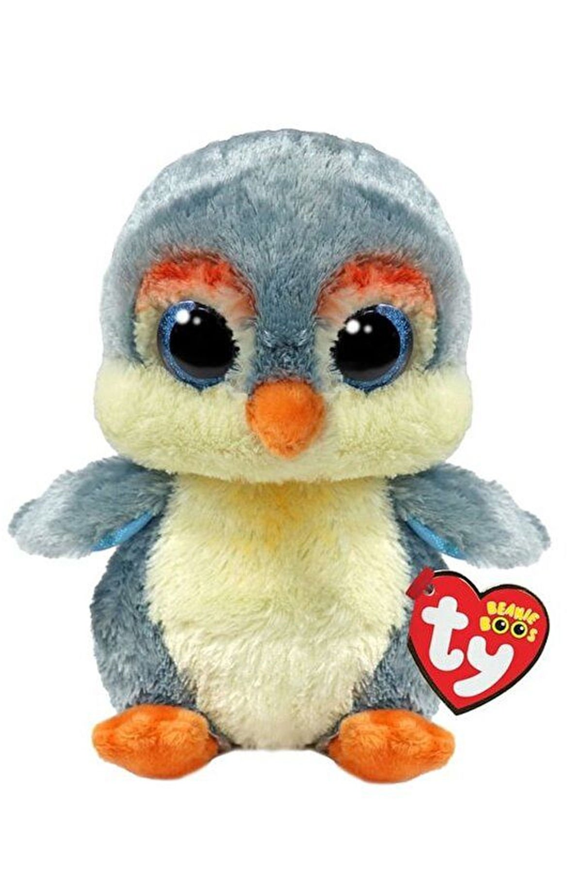 Fisher Gri Penguen 15cm.: Yumuşacık ve Parlak Tüylü TY Peluş!