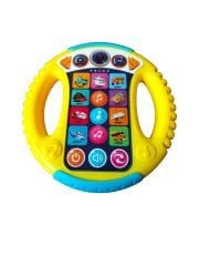 Sesli, Işıklı, Müzikli Neşeli Direksiyon ile Minik Sürücüler İş Başında! 15cm.