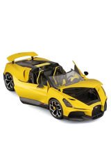 Bugatti Mistral Sarı 1:18 Model Araba: Hızın ve Zarafetin Buluşması!