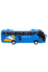 Sesli ve Işıklı Die Cast Çek Bırak Otobüs 19 cm: Şehrin Neşesi Minyatürde!