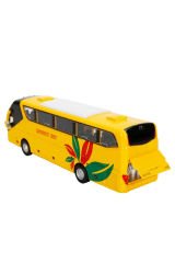 Sesli ve Işıklı Die Cast Çek Bırak Otobüs 19 cm: Şehrin Neşesi Minyatürde!
