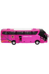 Sesli ve Işıklı Die Cast Çek Bırak Otobüs 19 cm: Şehrin Neşesi Minyatürde!