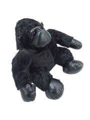 Sevimli Deri Detaylı Peluş Goril (35cm) - Çocukların Yeni En İyi Arkadaşı!