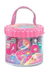 Sparkle Rainbow Taşınabilir Kozmetik Seti: Minik Güzellik Uzmanlarının Yeni Favorisi!