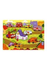 Tutmalı Bultak Ahşap Puzzle Araçkar ile El Becerilerini Geliştirin!