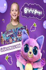 Bubble Pops Grape Glee Kitty: Kokusuyla Büyüleyen Şişme Peluş Kedi!