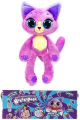 Bubble Pops Grape Glee Kitty: Kokusuyla Büyüleyen Şişme Peluş Kedi!