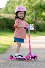 3 Tekerlekli Unicorn Işıklı Mini Cruiser Scooter ile Her Yolculuk Bir Masal!