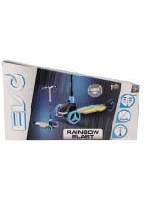 3 Tekerlekli Katlanabilir Rainbow Blast Işıklı Mavi Scooter ile Her Yolculuk Bir Renk Şöleni!